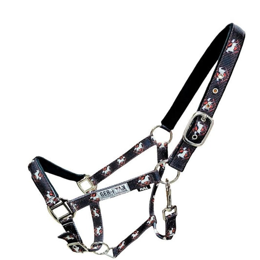 Halter-Red Horse Print