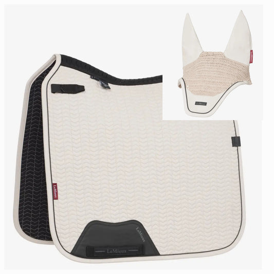 LeMieux Essence Dressage Pad Set - Stone
