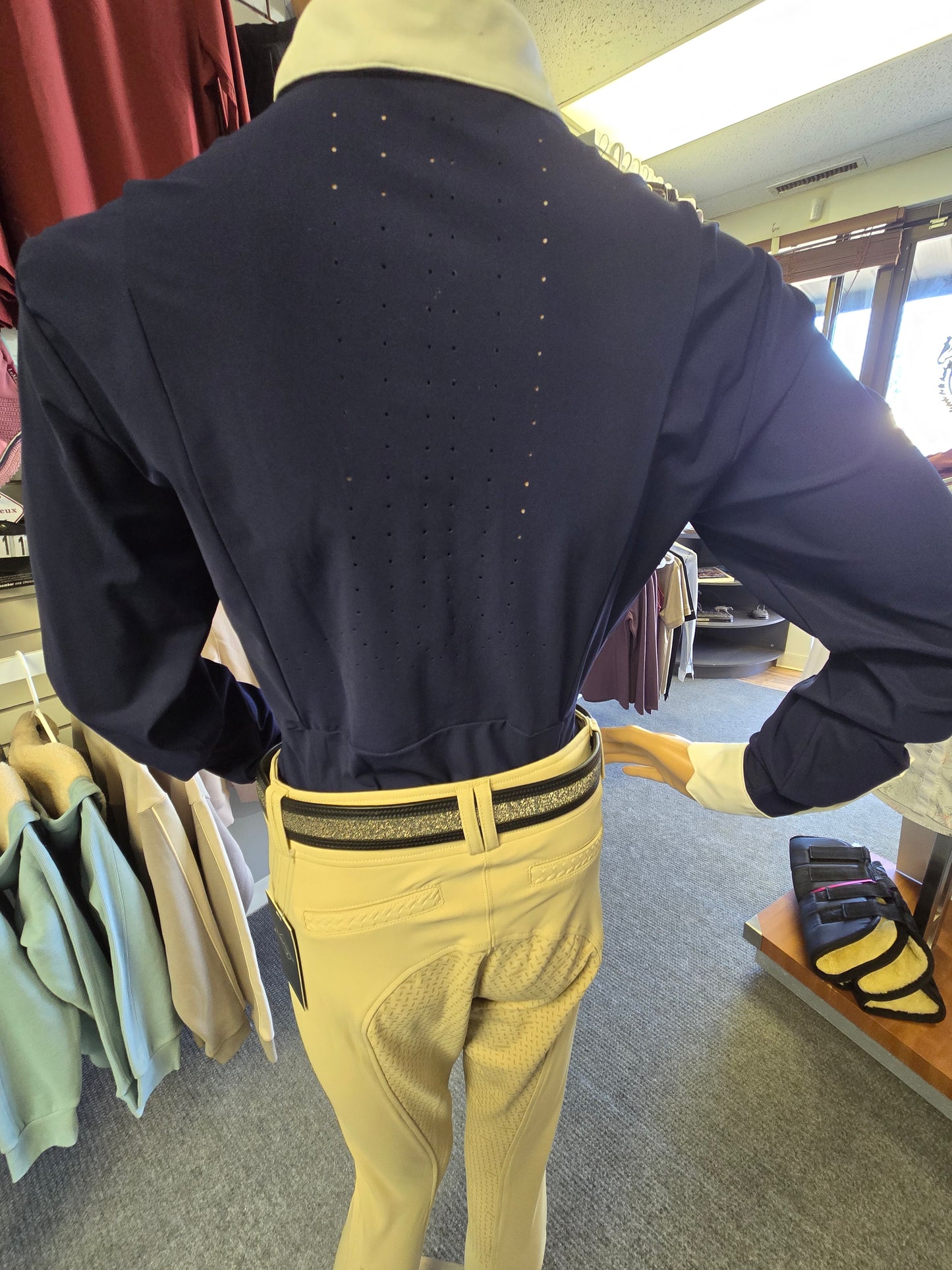 Horse Pilot Long Sleeve Show Shirt - USED