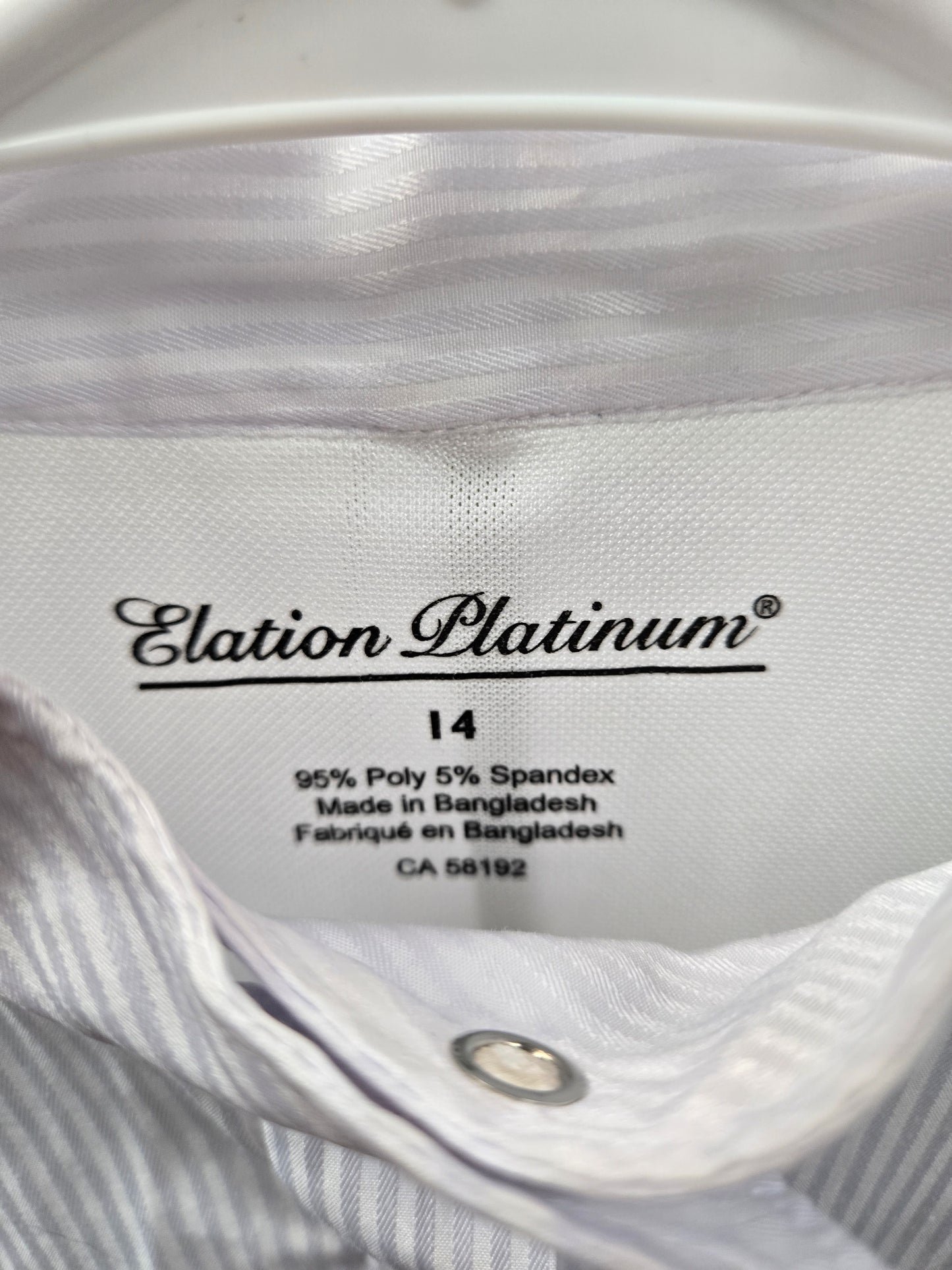 Elation Platinum Show Shirt - USED