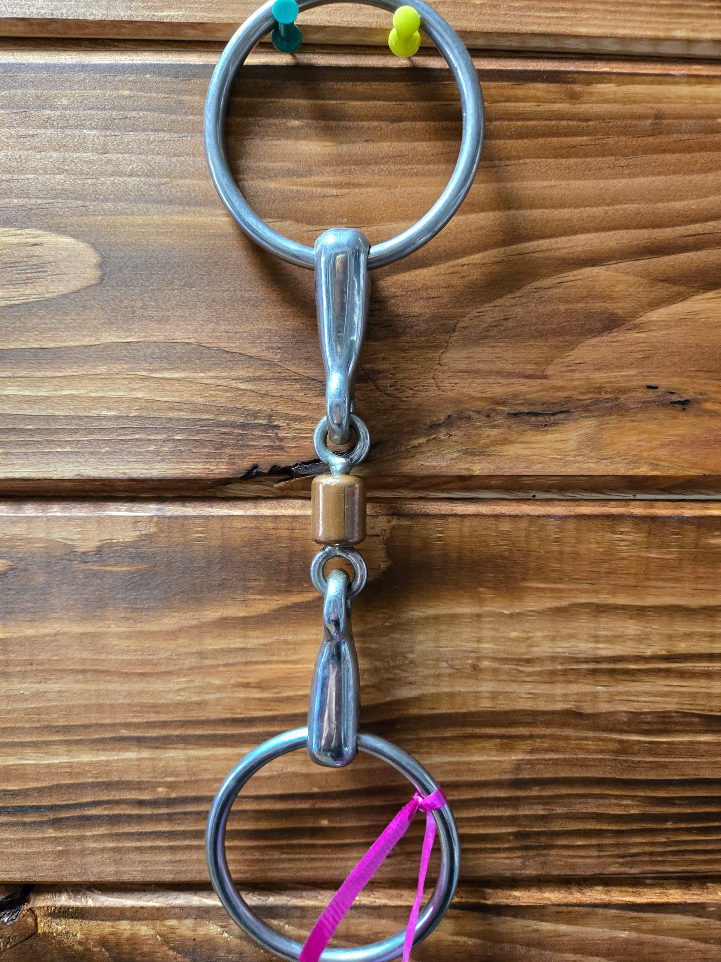 Used | Loose Ring Double Jointed Snaffle Bit with Copper Roller | Good Condition