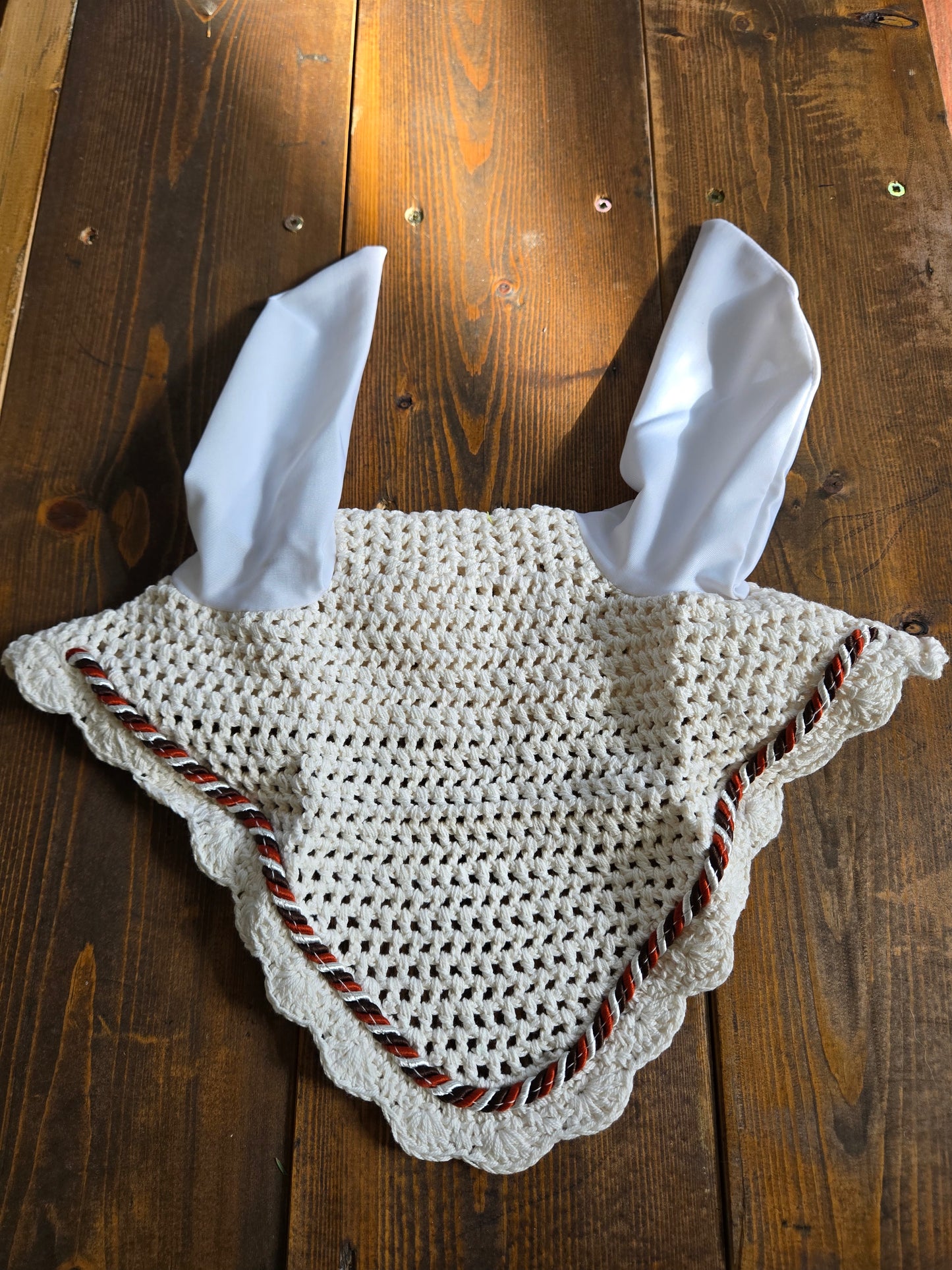 Used | Horse Ear Bonnet | White| Brand New, Never Used
