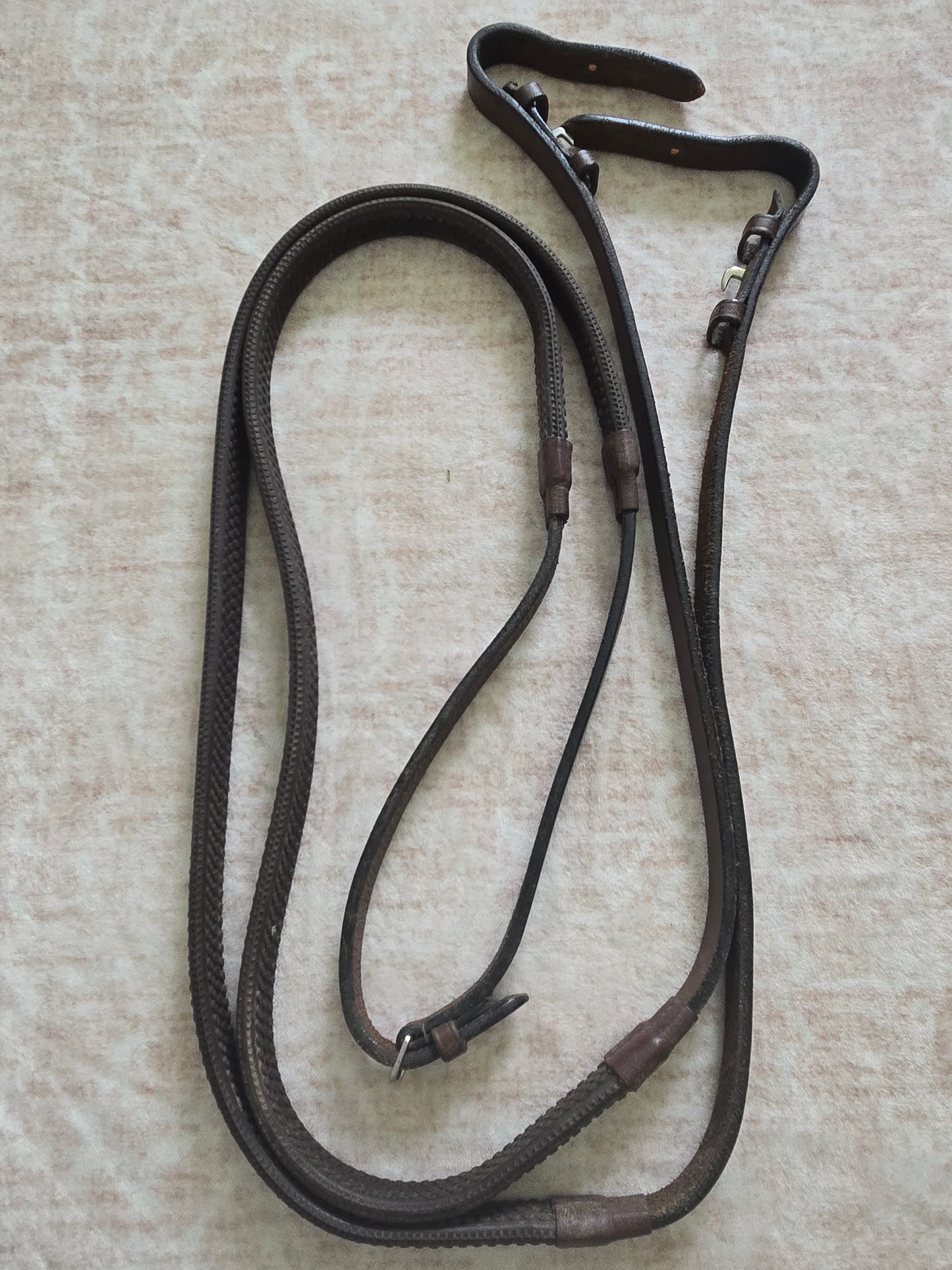 Used | Rubber Grip Reins | Excellent Condition