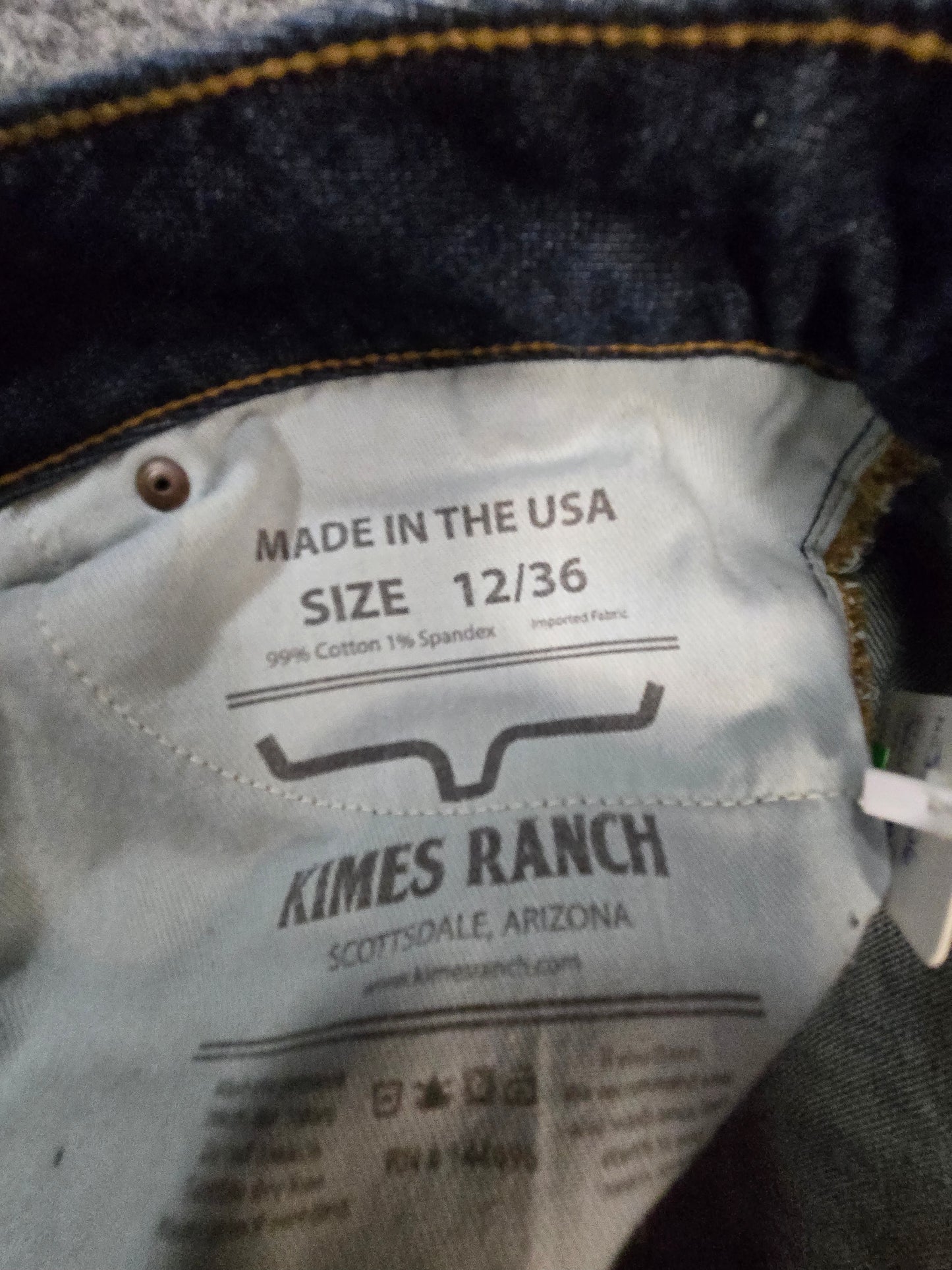 Used Kimes Ranch Betty Mid-Rise Bootcut Jeans - Size 12x36 (Excellent Condition)