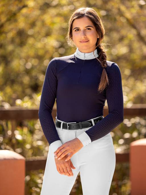 LeMieux Olivia Show Shirt - Navy