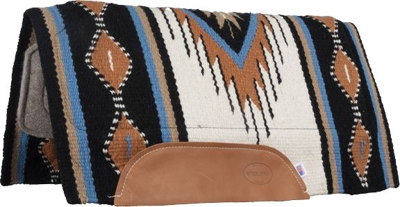 Del Rio Western Saddle Pad | Rust/Cream