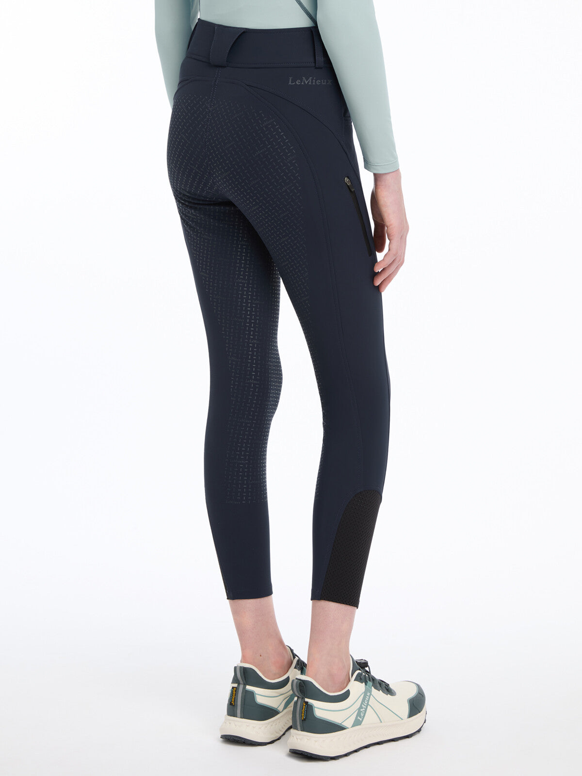 LeMieux Young Rider Ella Thermal Brushed Riding Breggings - Navy