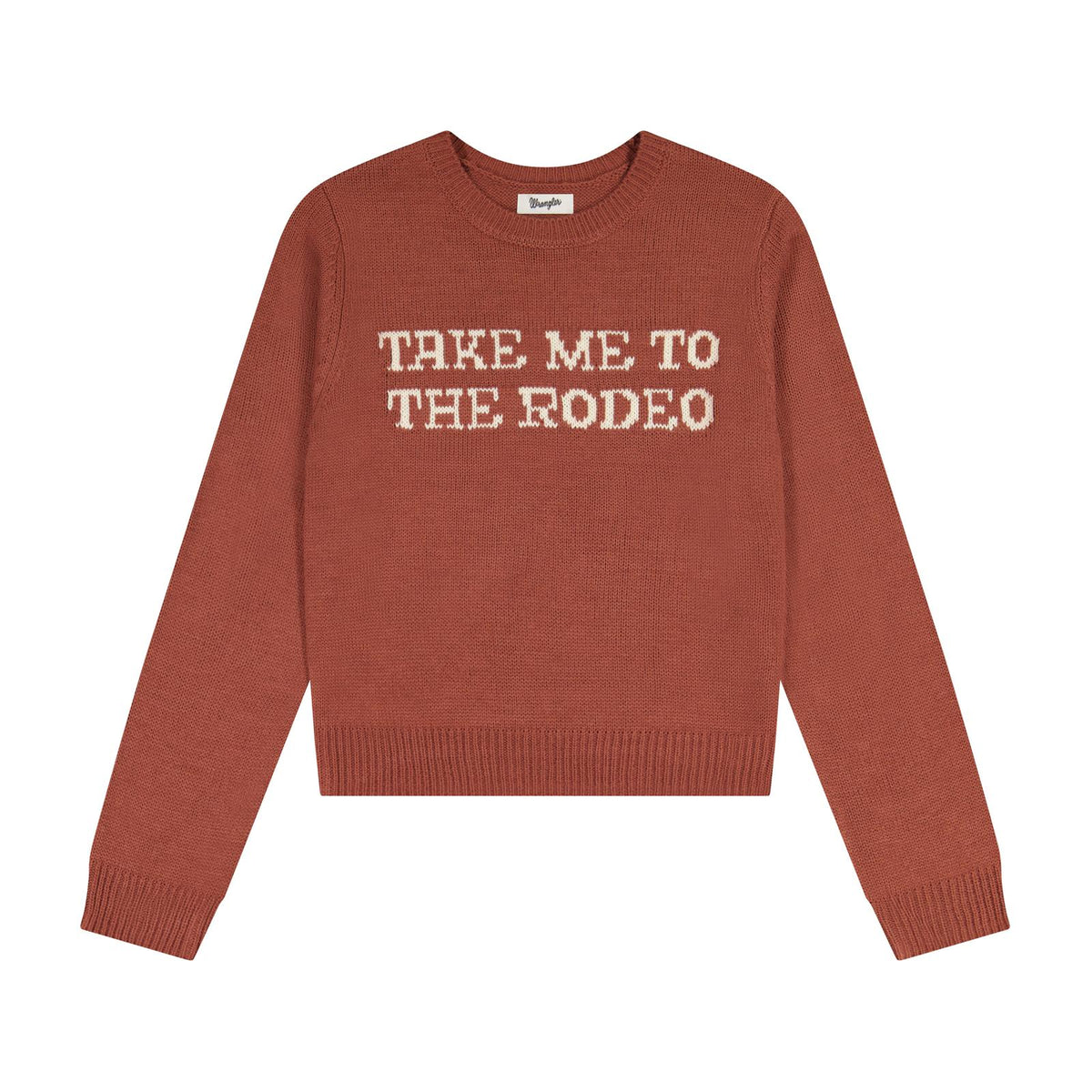 Wrangler Retro®Americana Crew Neck Sweater |Rose