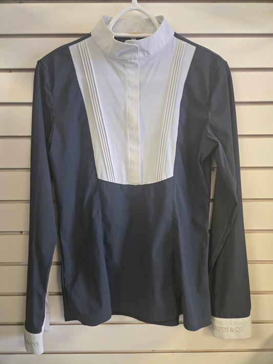 Aspin & CO. Blue - white L/S Show Shirt - Used