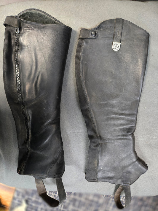 Tucci Leather Adult Half Chaps - Used