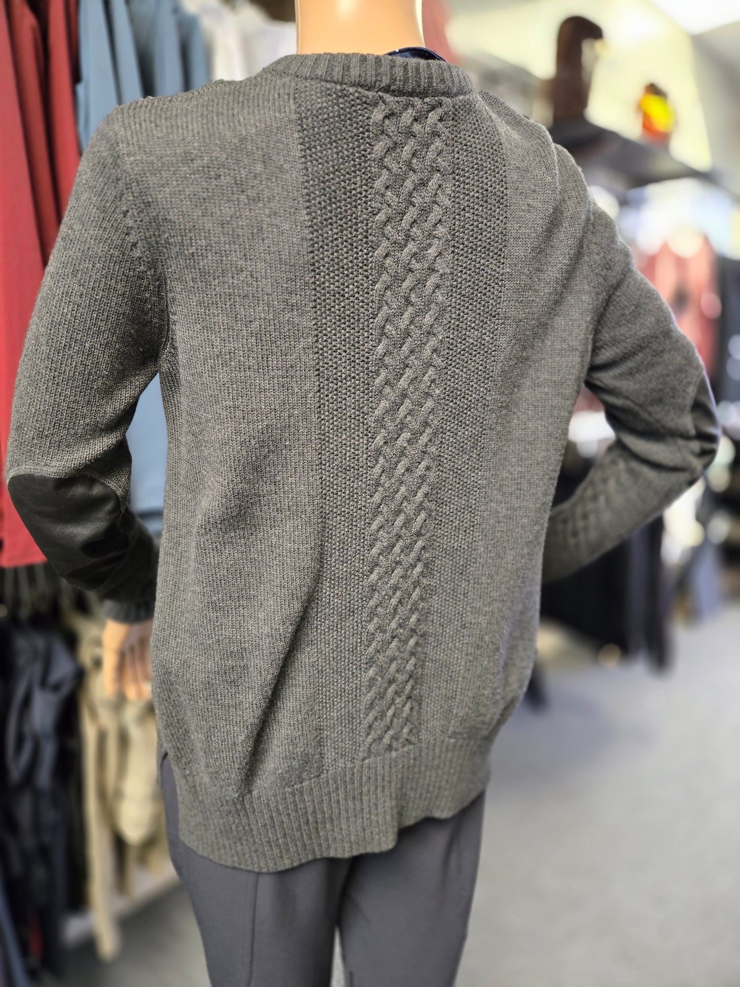 Asmar Grey Wool Sweater - USED