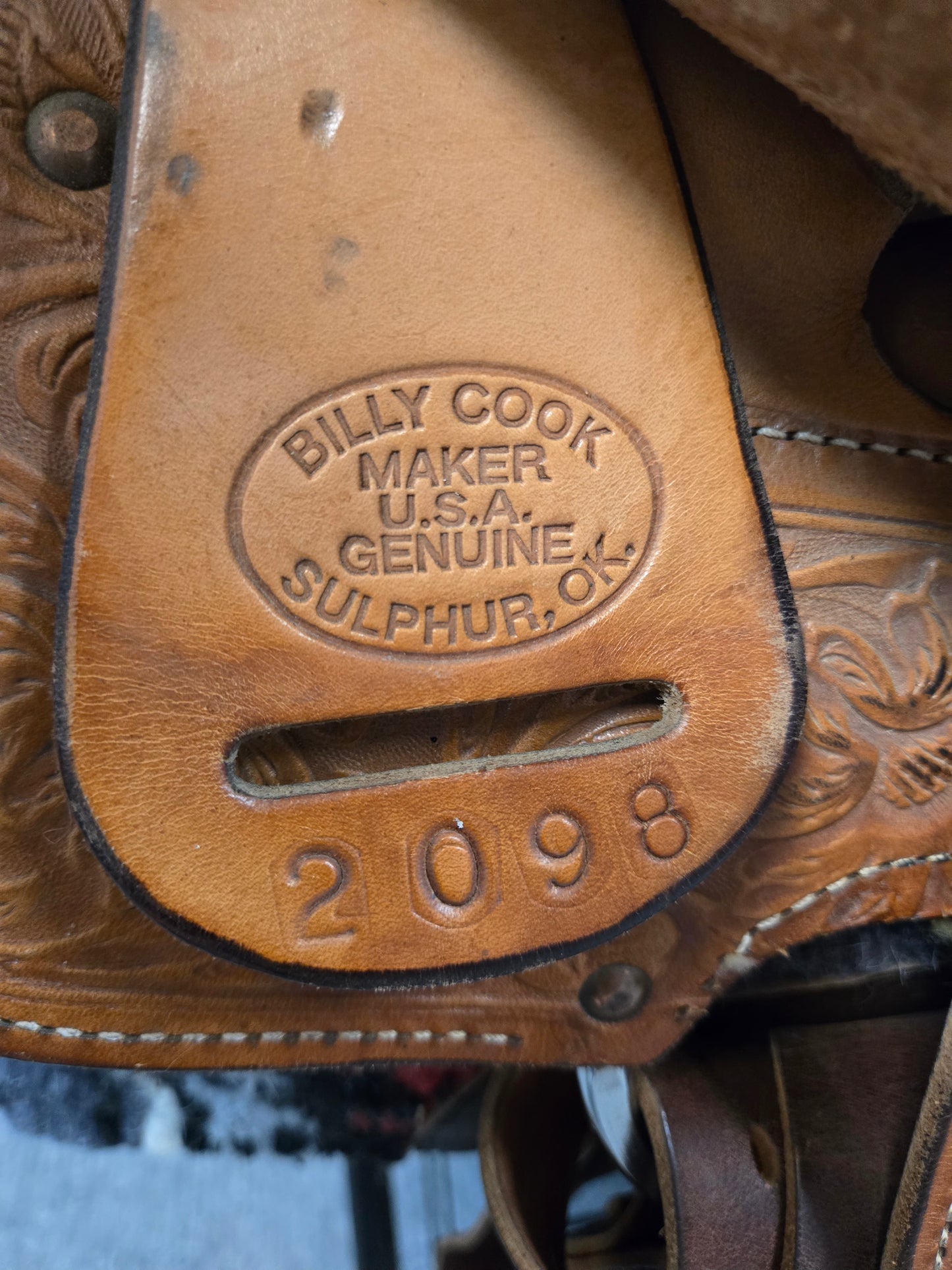 Used- Billy Cook Model #2098 Pleasure/Show Saddle Set - 16"