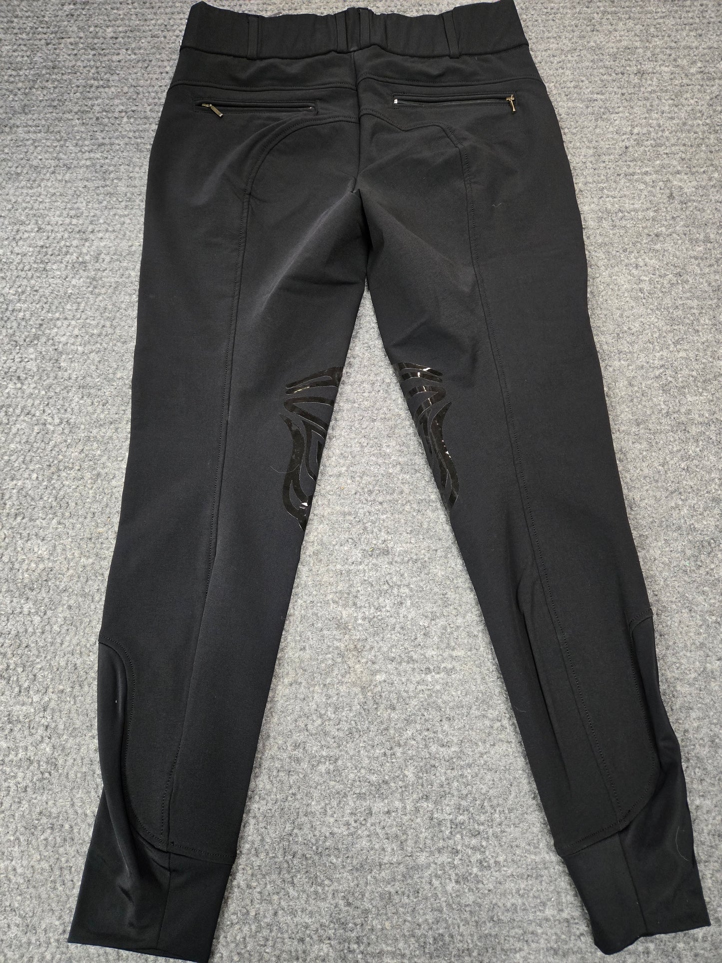 Used | Derby Clothing Knee Patch Breeches |  Black | Size 26