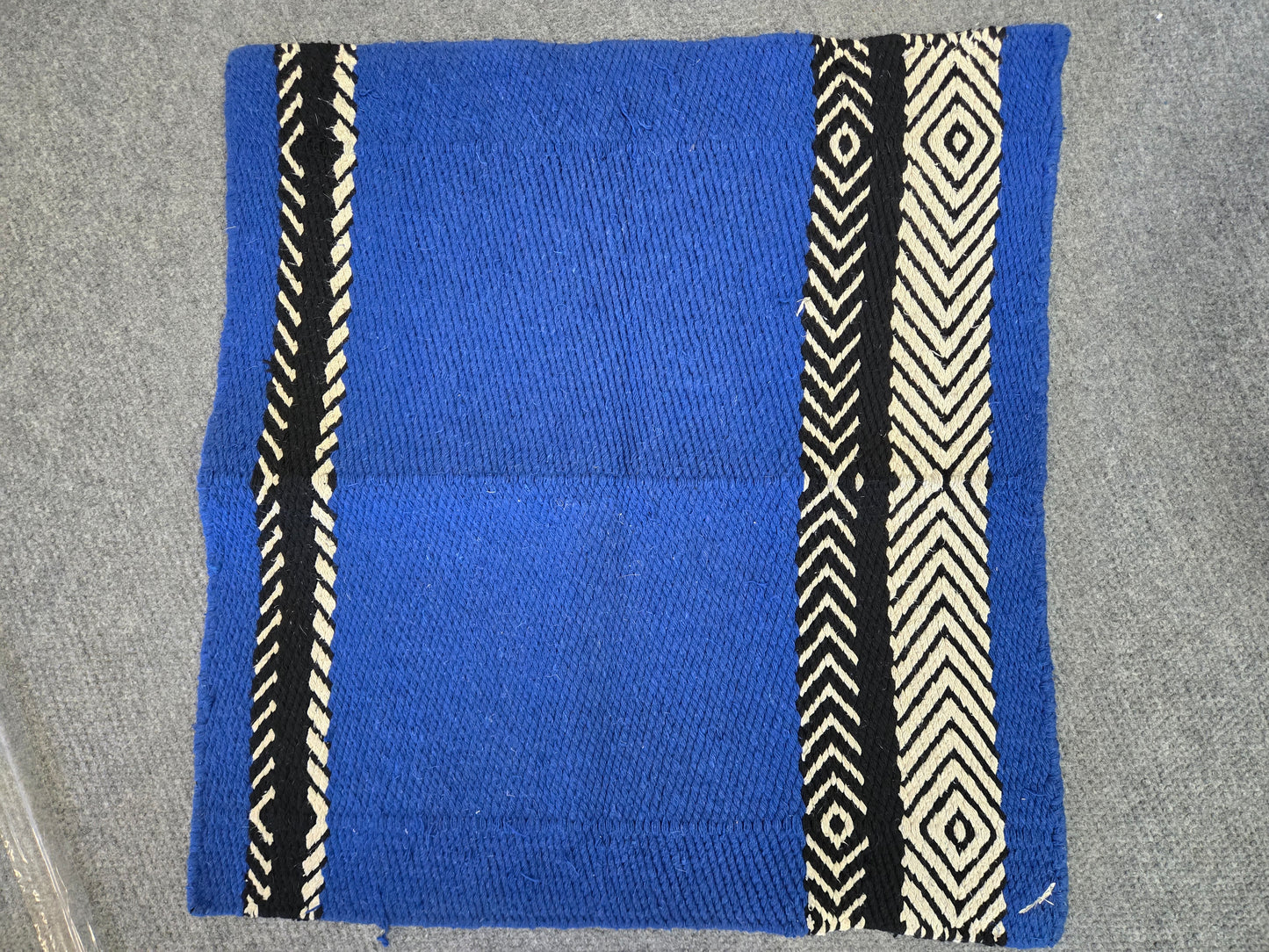 Navajo Western Show Pad | Rich Blue, Black & White | Like New