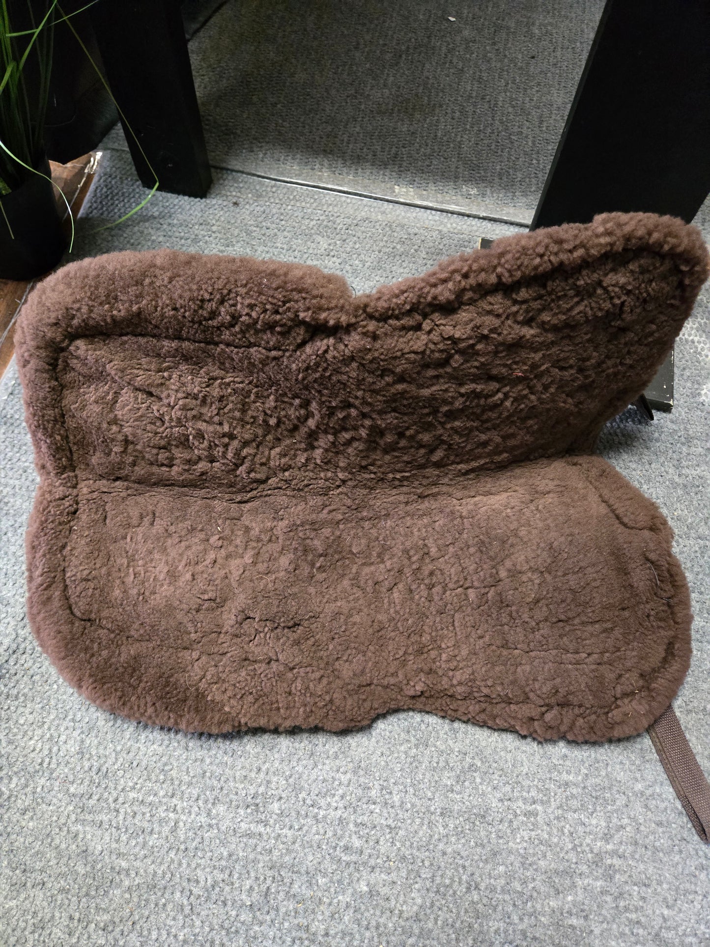 Used |ThinLine Sheepskin Comfort Half Pad - Brown (Excellent, Unused Condition)