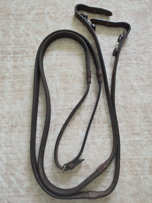 Used | Rubber Grip Reins | Excellent Condition