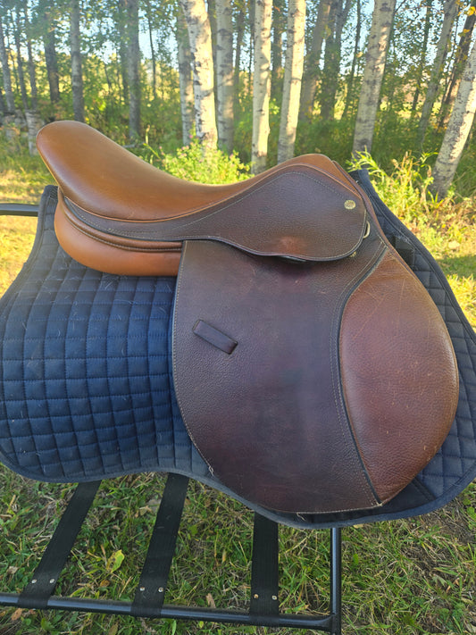 Used | Collegiate 16.5" All-Purpose English Saddle |Narrow Tree