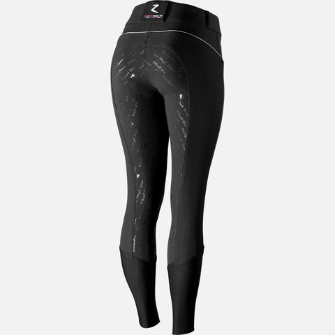 Horze Nordic Womens Performance Silicone Full Seat Breeches - Black
