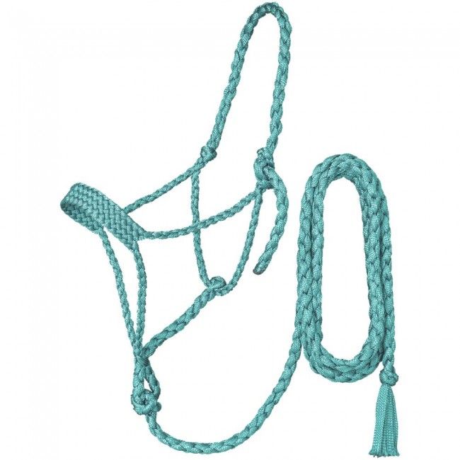 Mule Tape Halter with 10' Lead