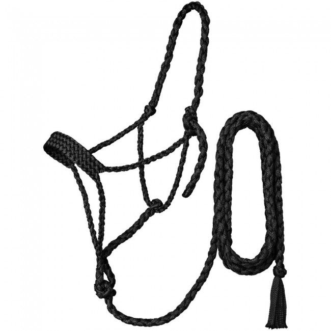 Mule Tape Halter with 10' Lead