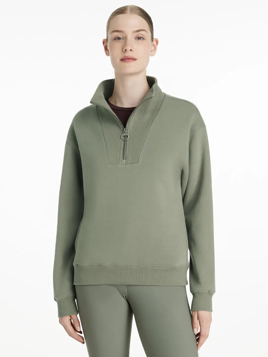 LeMieux Keira Quarter Zip Sweater -  Rosemary