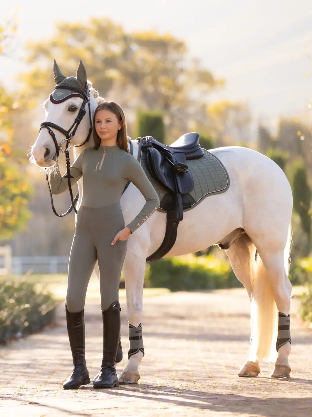 LeMieux Young Rider Orla Pull Ons -  Rosemary