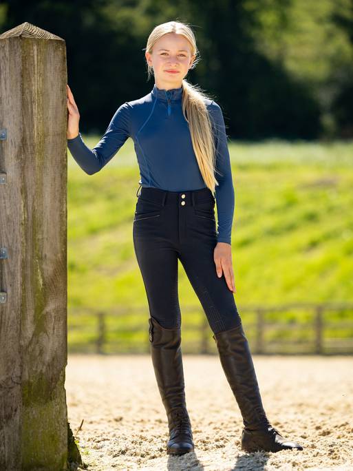 LeMieux Young Rider Freya Pro Breech - Navy