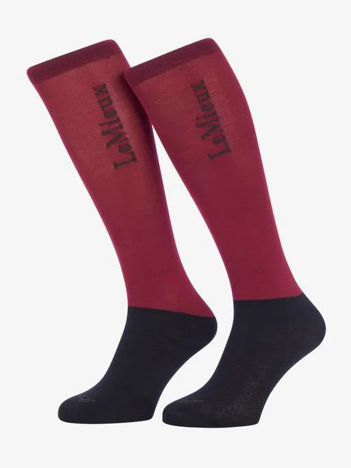 LeMieuxCompetition Socks 2 pack - Ember