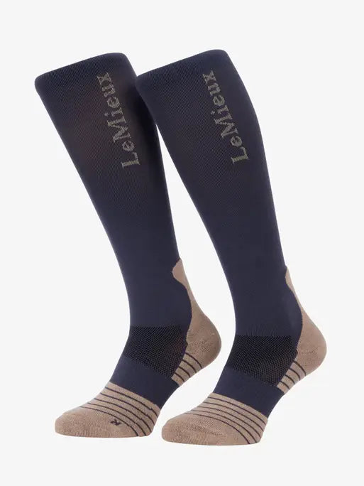 LeMieux Performance Socks - Dusk Blue