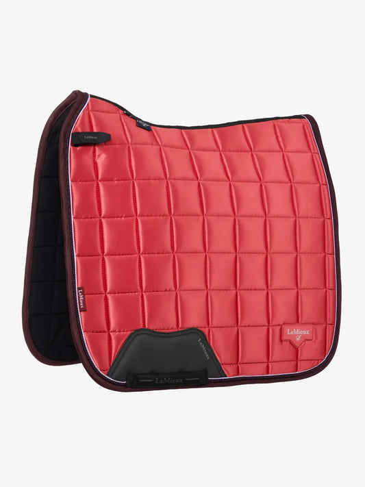 Loire Classic Dressage Saddle Pad -  Cranberry