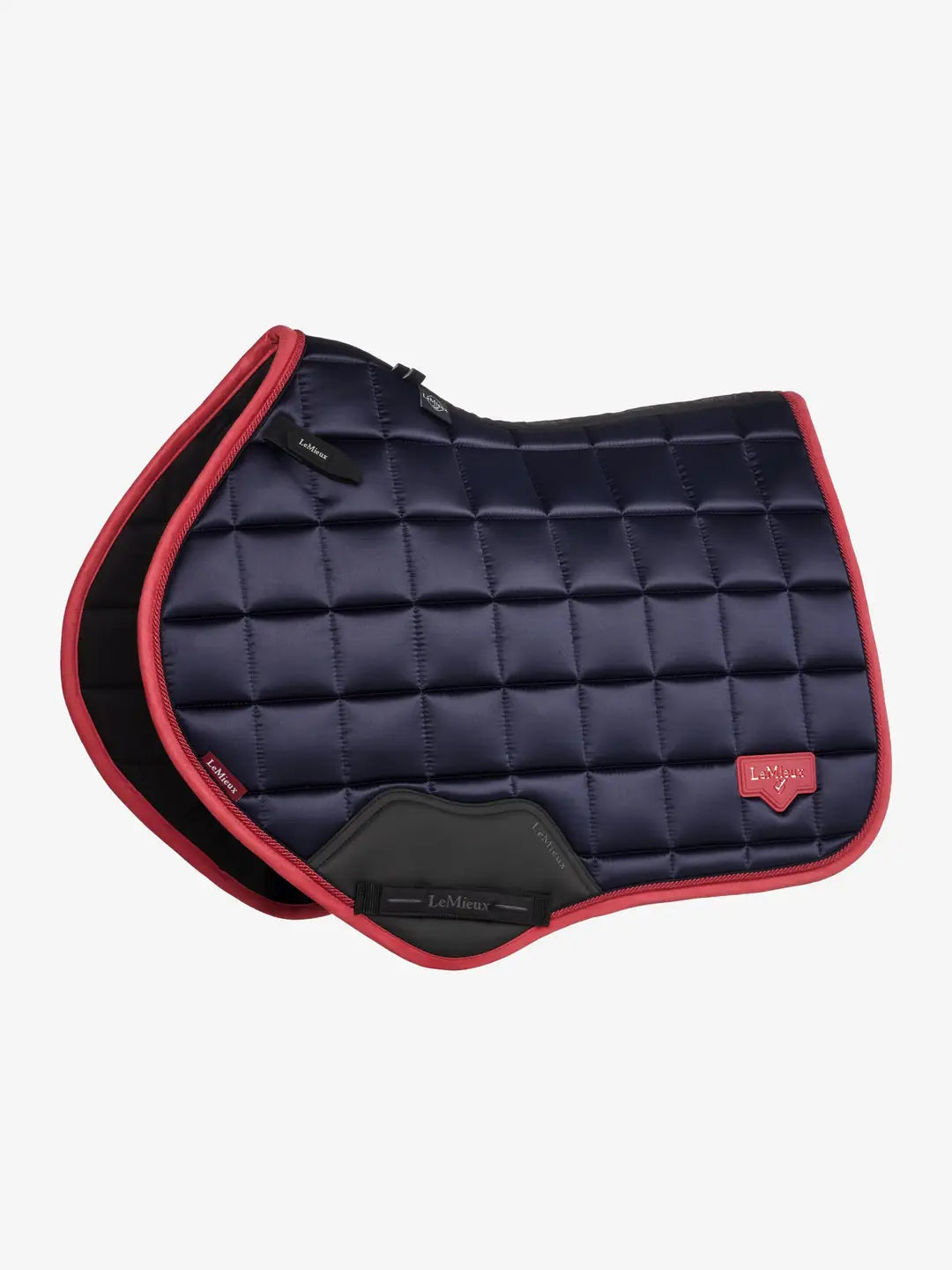 LeMieux Loire Close Contact Saddle Pad - Navy/Cranberry