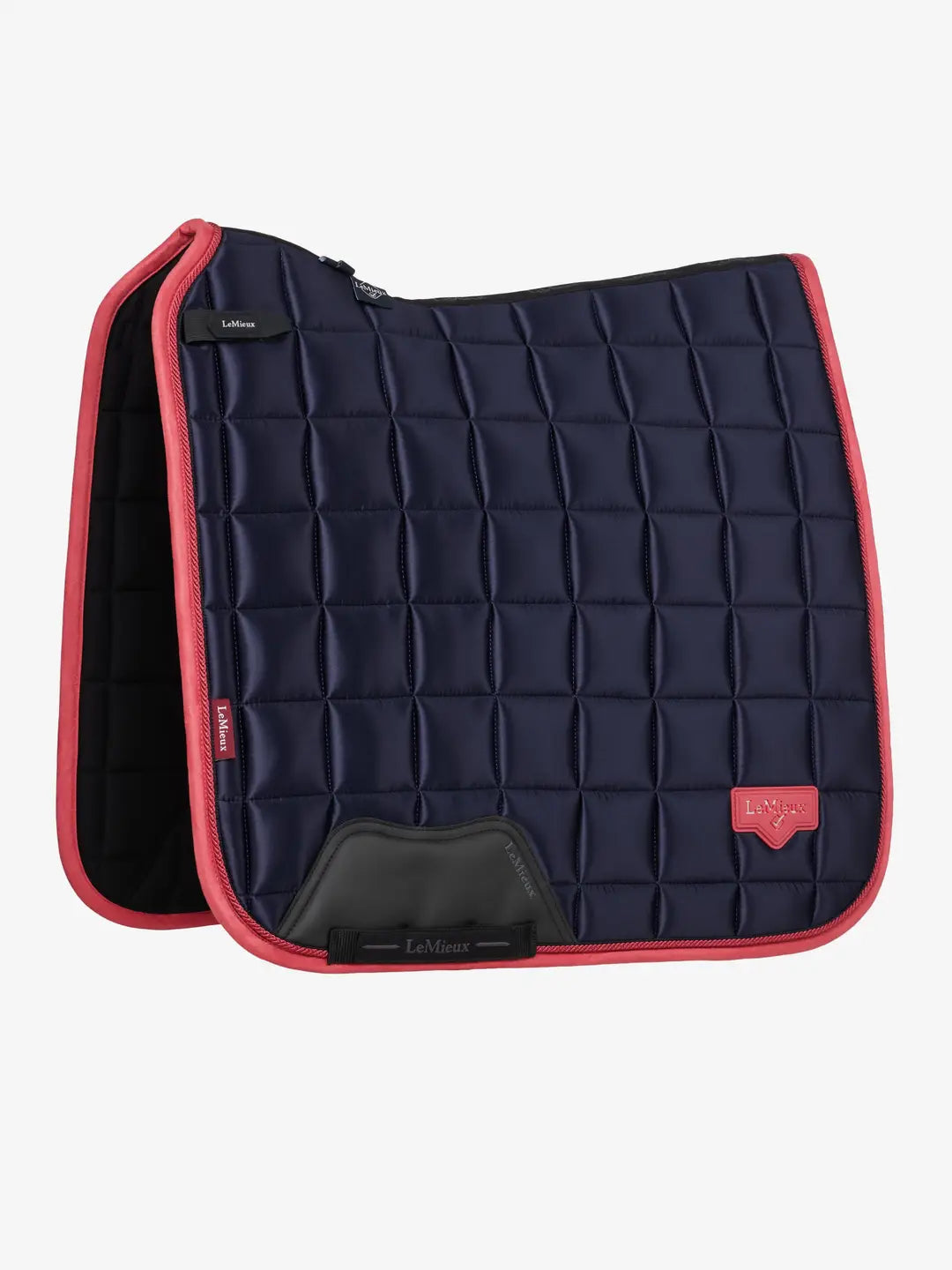 LeMieux Loire Classic Dressage Saddle Pad - Navy/Cranberry