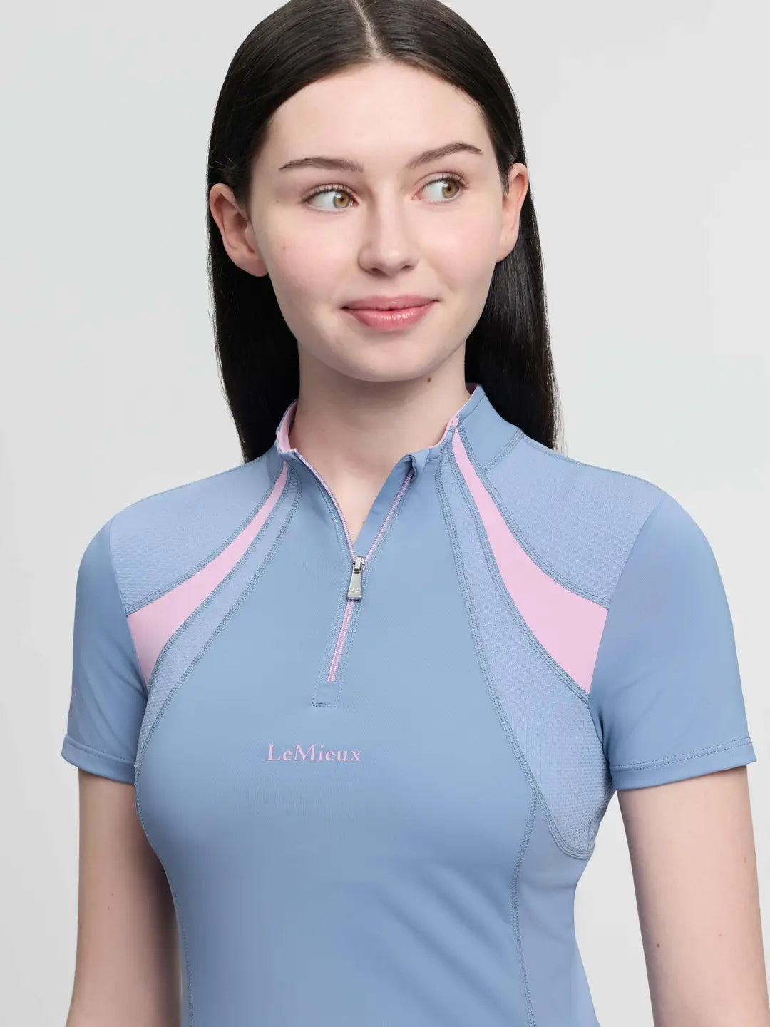 LeMieux Young Rider Mia Mesh Base Layer | Powder Blue