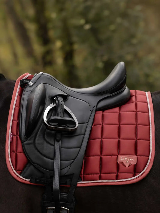 LeMieux Loire Dressage Square Saddle Pad | Russet