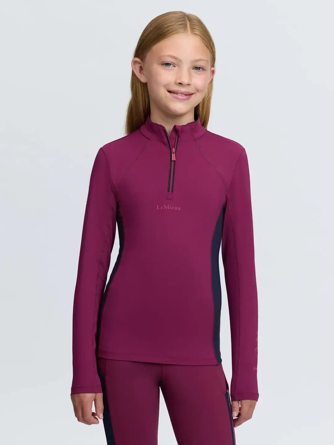 LeMieux Young Rider Classique Base Layer | Blackberry