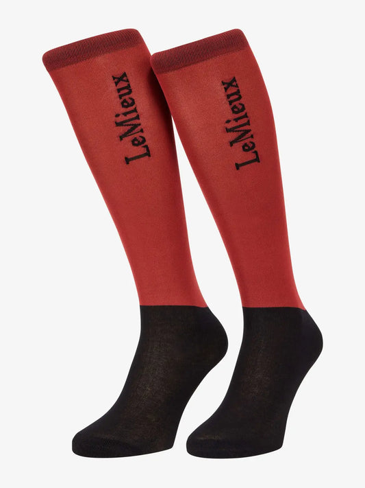 LeMieux Competition Socks | Russet | 2PK