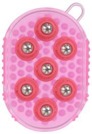 Rubber Jelly Massage Mitt with Magnetic roller balls