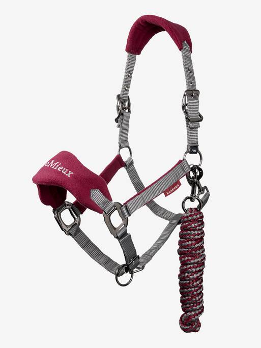 LeMieux Vogue Headcollar & Leadrope - Mulberry