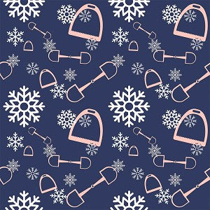 AP Hassinger Snazzy Seasonal Socks - A Bit Snowy Purple