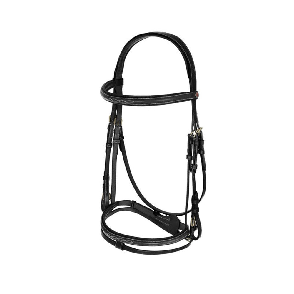 Horze Constance Padded Fancy Stitch Bridle w/reins